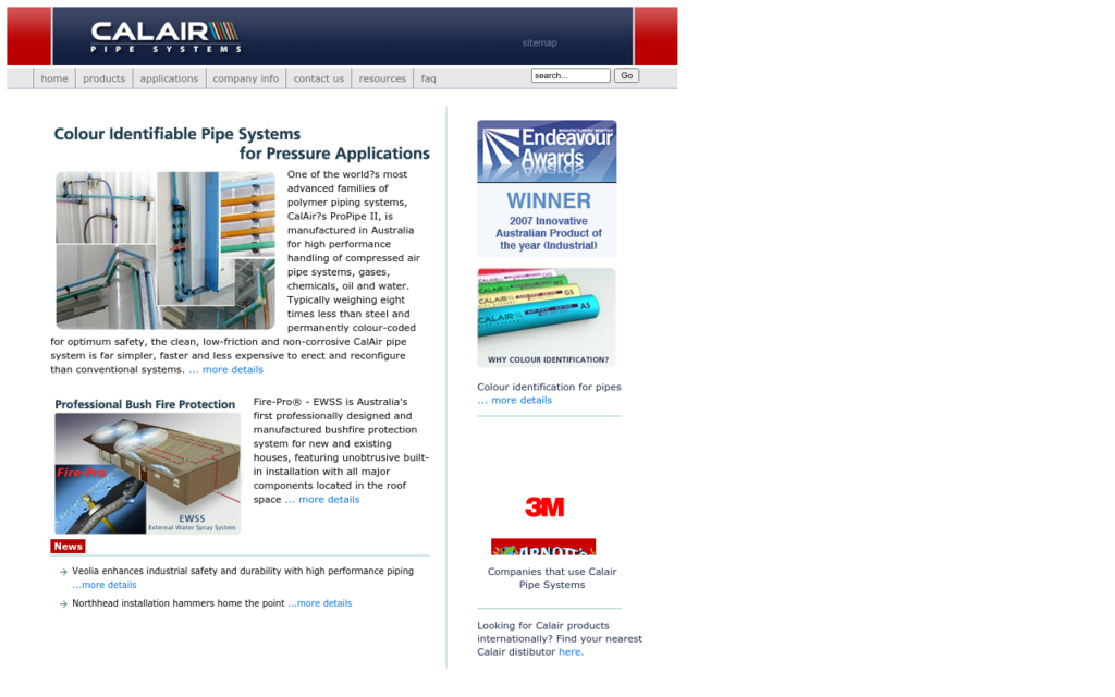 Calair Pipe Systems